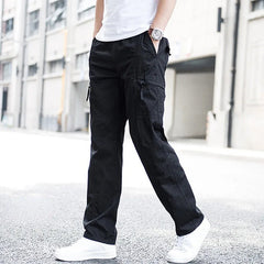 Lukas | Moderne Herren-Cargohose für Alltag & Freizeit in Schwarz