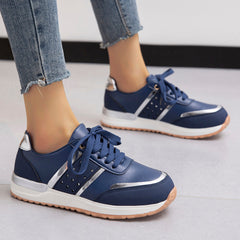 Orthopädischer Damenschuhe – Komfort und Unterstützung für diabetische Füße in Blau