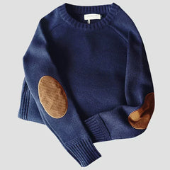 Alvin | Pullover mit Rundhalsausschnitt in Blau