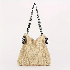 Boho-Sommertasche für Damen | groß in Beige