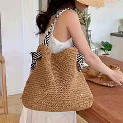 Boho-Sommertasche für Damen | groß in Braun