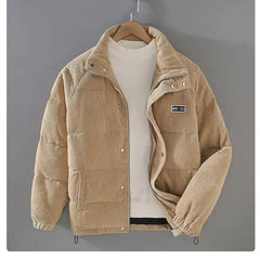 William - Unisex Stylische, leichte Winterjacke in Khaki