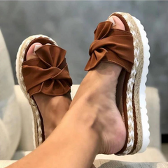 Solegenius - Orthopädische Sandalen mit Schleifendetail in Braun