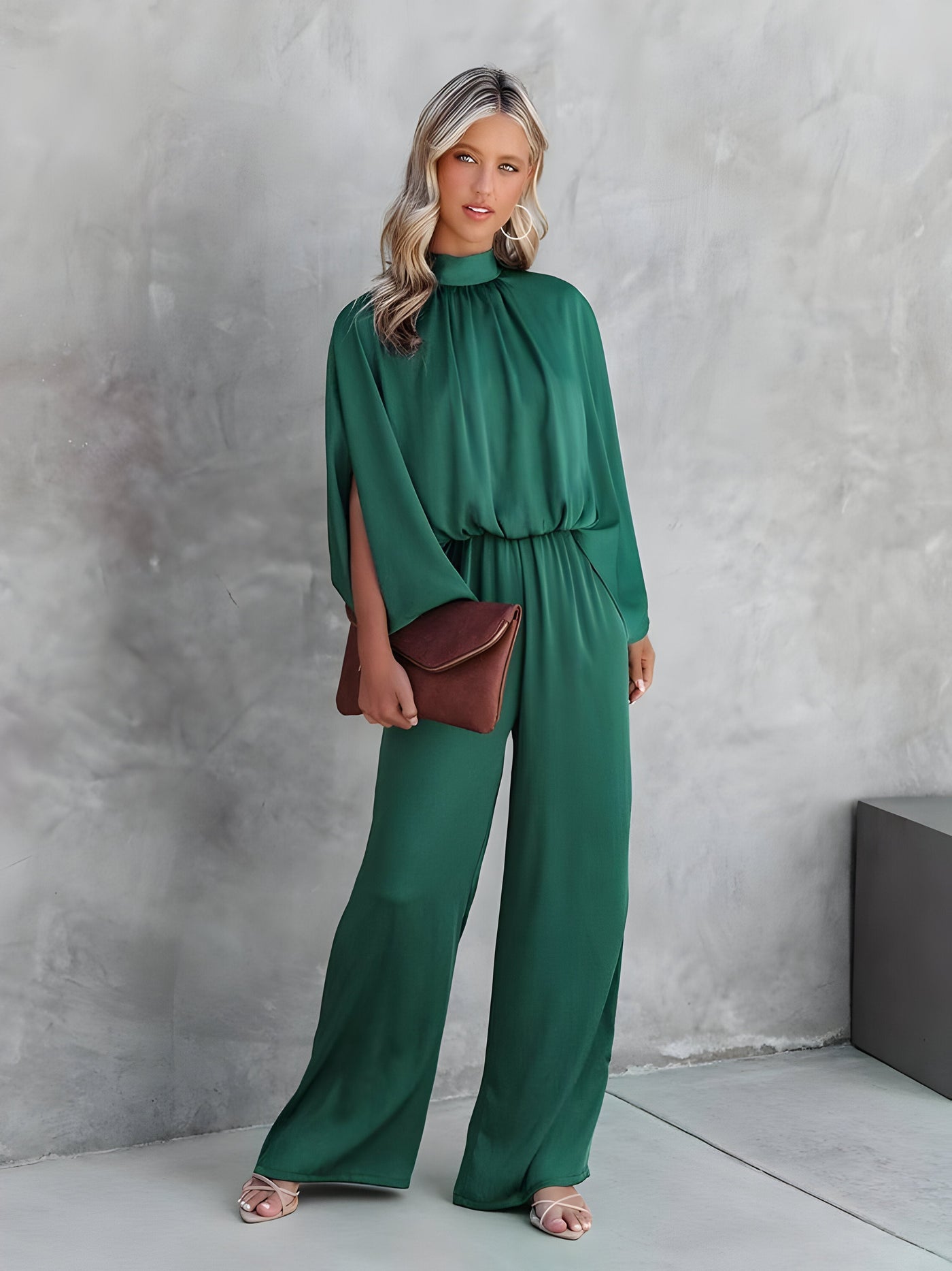 Aubryn | Trendiger grüner Jumpsuit