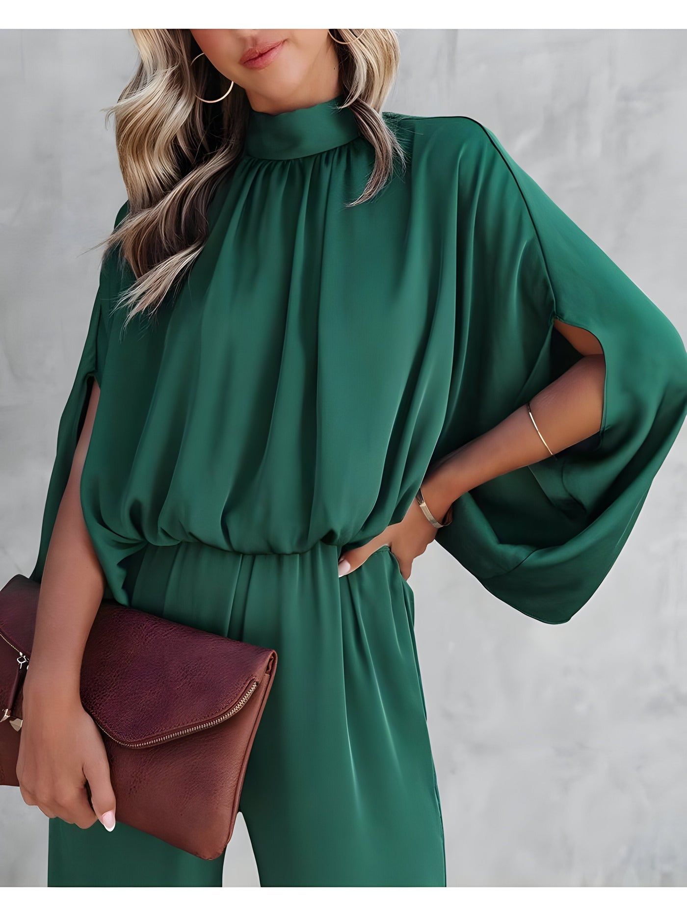 Aubryn | Trendiger grüner Jumpsuit