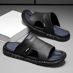 Bruno | Herren Komfort Sandalen in Schwarz
