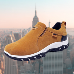 Bruno | Herren Slip-On Schuhe mit Dämpfung in Braun