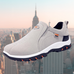 Bruno | Herren Slip-On Schuhe mit Dämpfung in Grau