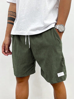 Bruno | Herren Sommer Shorts mit Kordelzug in Grün