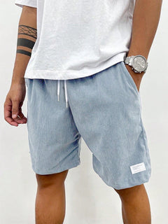 Bruno | Herren Sommer Shorts mit Kordelzug in Hellblau