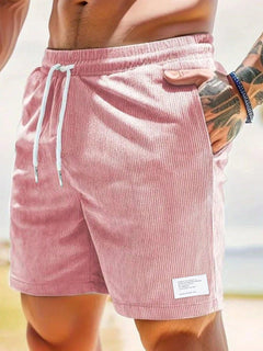 Bruno | Herren Sommer Shorts mit Kordelzug in Rosa