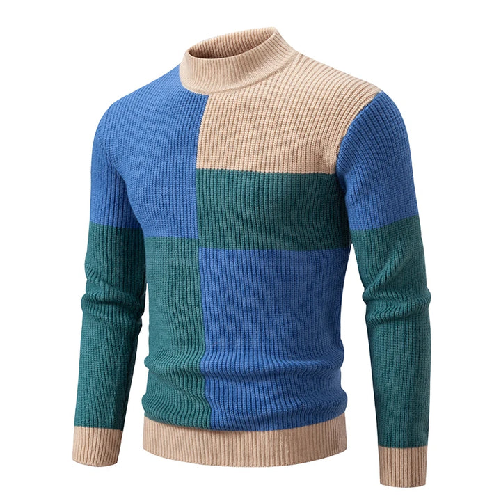 Bunter Rollkragenpulli - Benjamin