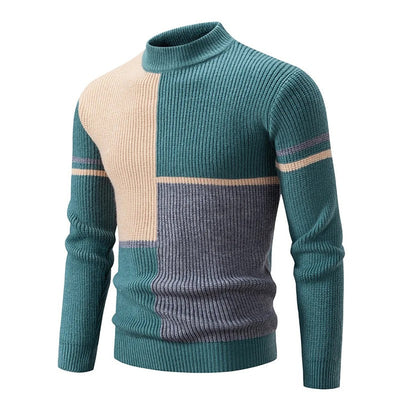 Bunter Rollkragenpulli - Benjamin