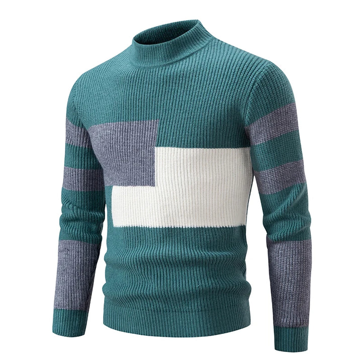 Bunter Rollkragenpulli - Benjamin