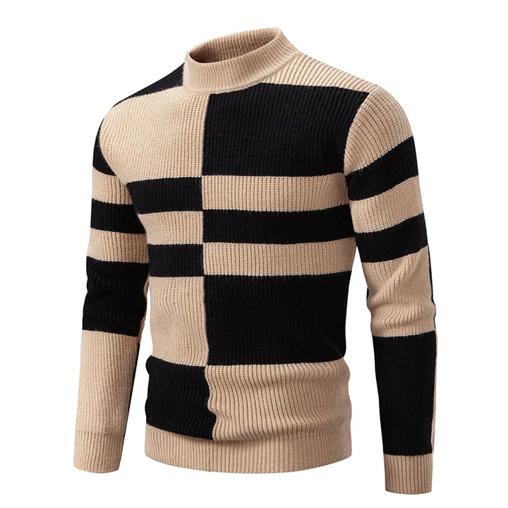 Bunter Rollkragenpulli - Benjamin