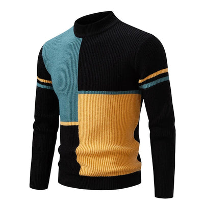 Bunter Rollkragenpulli - Benjamin