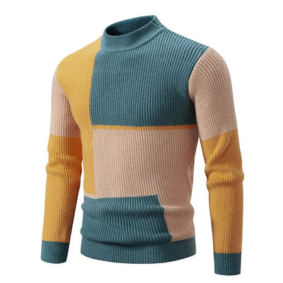 Bunter Rollkragenpulli - Benjamin
