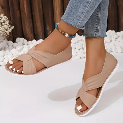 Beatrice | Orthopädische Sandalen mit stylischer Schleife