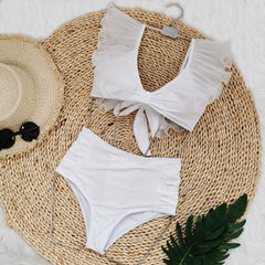 Daphne® | Rüschen-Bikini-Set in Weiß