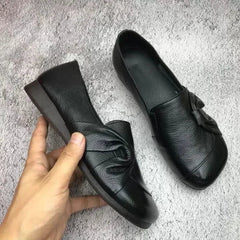 Ophelia® | Weiche Lederschuhe für Damen in Schwarz