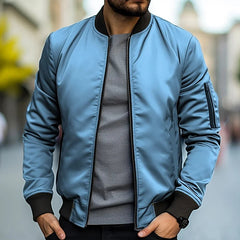 Brenner™ | Herren Leichte Bomberjacke in Hellblau