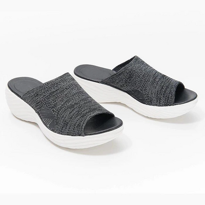 Offene Zehen Stricksandalen für Damen