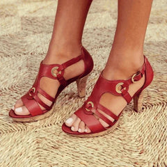 Sandalen Damen: Stilvolle und Komfortable Orthopädische Sandalen in Rot