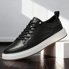 Caius | Herren Low-Top Schnür-Sneaker in Schwarz