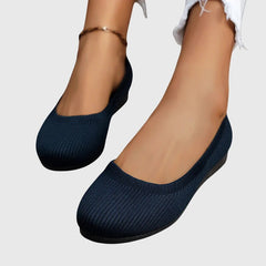 Calypso | Damen Ballerinas rutschfest atmungsaktiv in Marine Blau