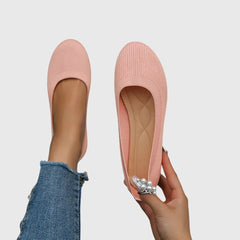 Calypso | Damen Ballerinas rutschfest atmungsaktiv in Rosa