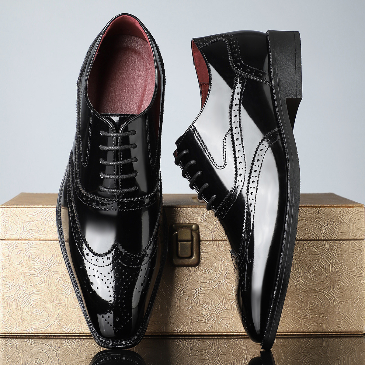 Matthias®️ - Brogue-Schuhe aus Leder