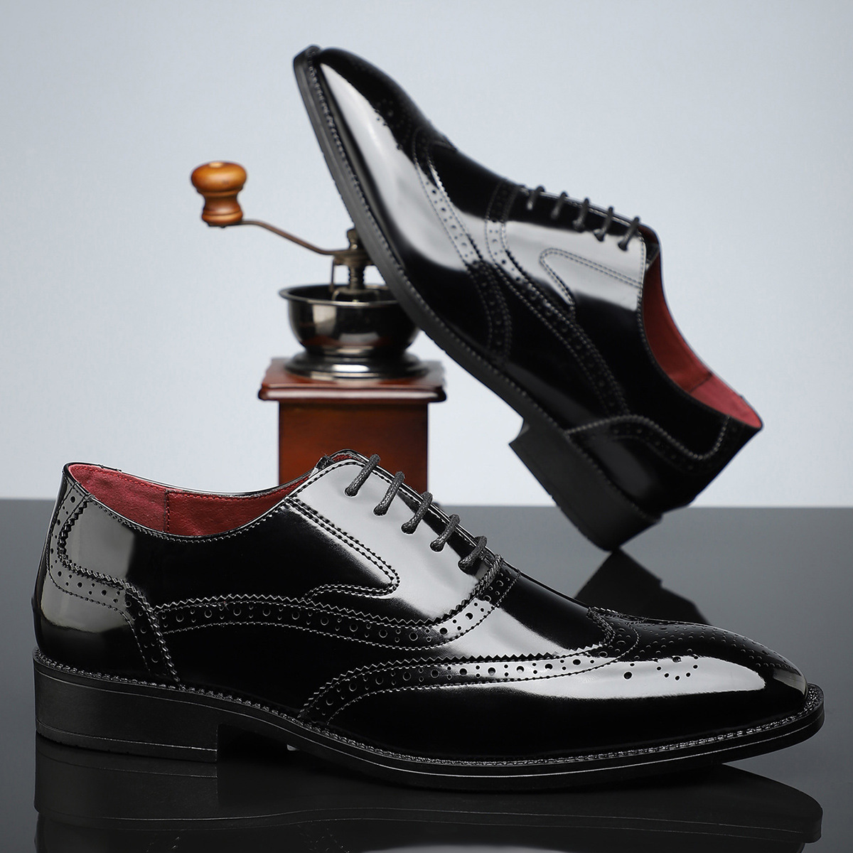 Matthias®️ - Brogue-Schuhe aus Leder