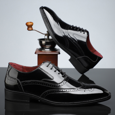 Matthias®️ - Brogue-Schuhe aus Leder