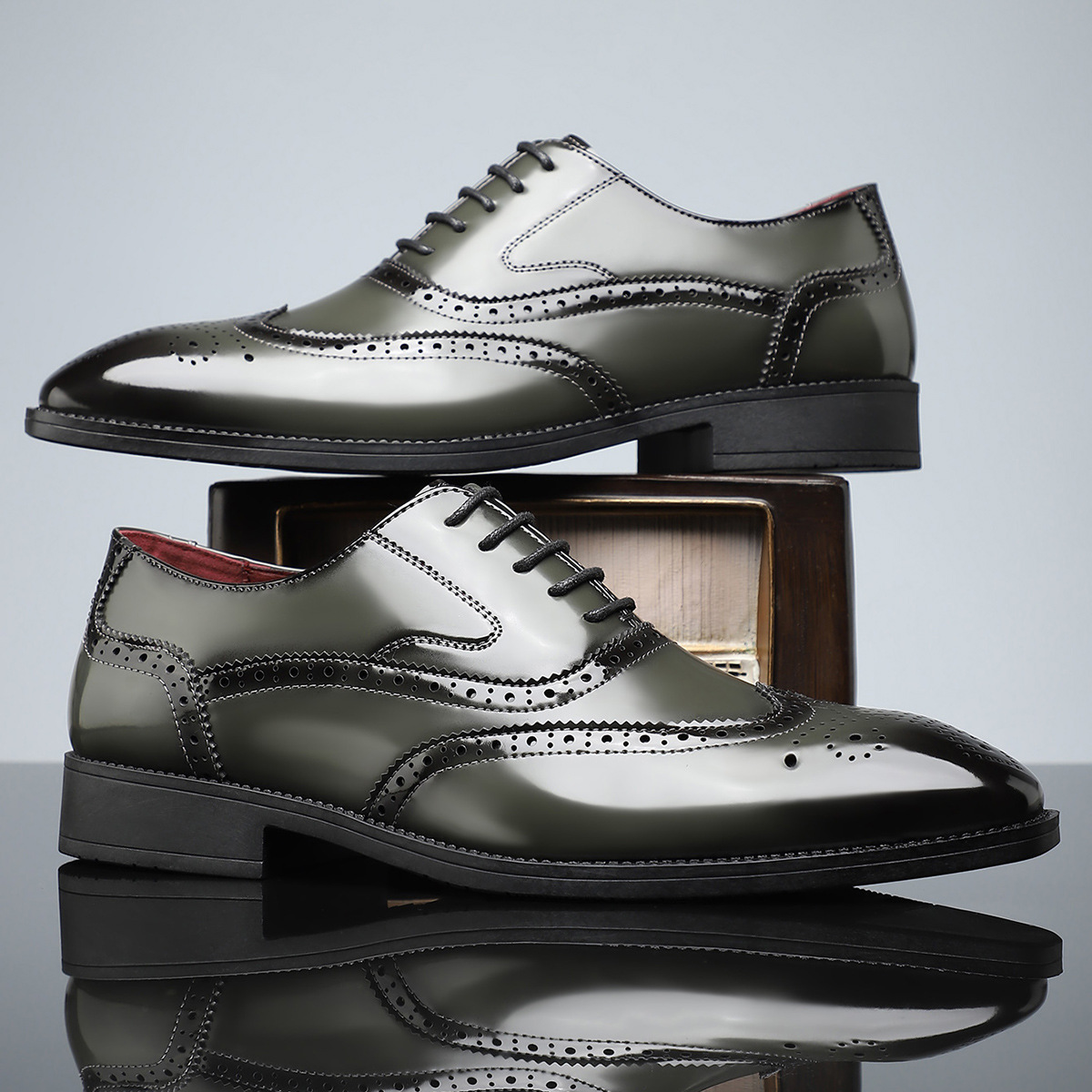 Matthias®️ - Brogue-Schuhe aus Leder
