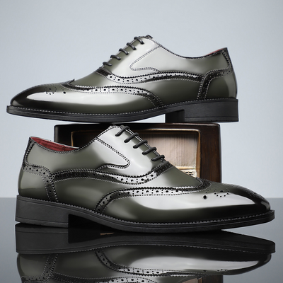 Matthias®️ - Brogue-Schuhe aus Leder