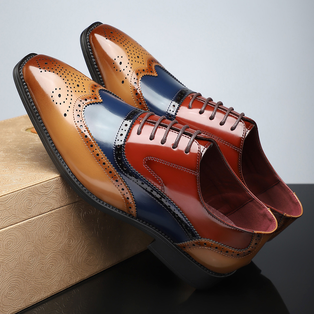 Matthias®️ - Brogue-Schuhe aus Leder
