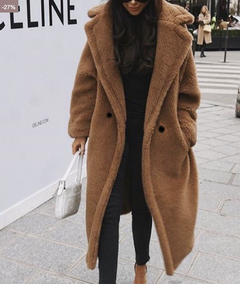 CARLAA - Unglaublich stylische warme Designer-Winterjacke in Braun