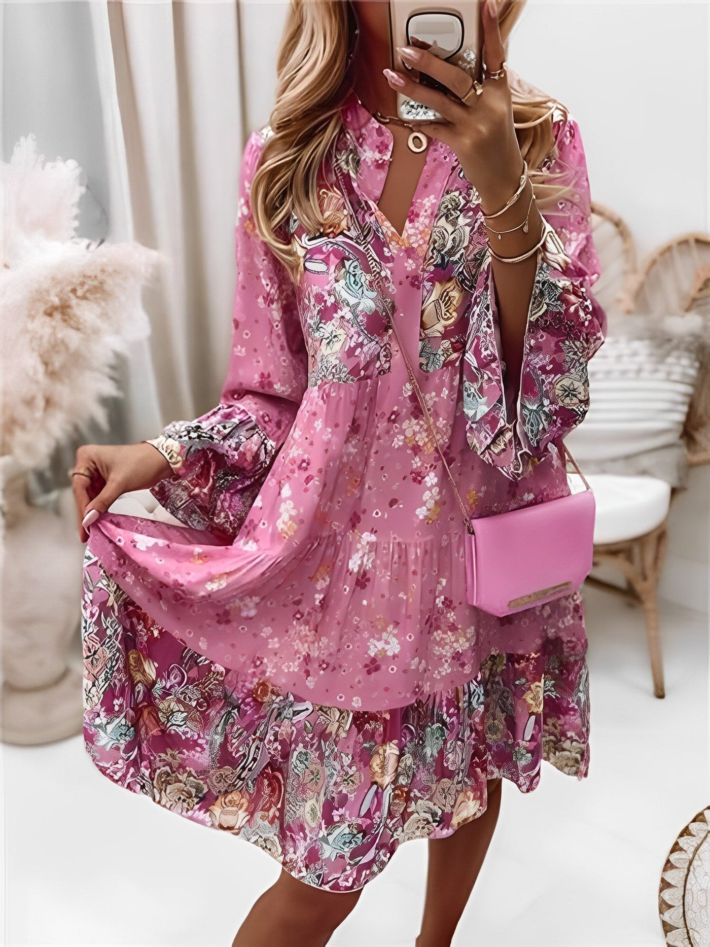 Emilia - Color Burst-Kleid