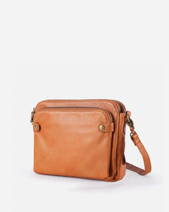 Kim | Hochwertige Ledertasche in Braun
