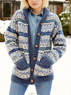NORDIC WARMTH WESTE | WARM, STILVOLL, BEQUEM in Weiß