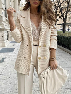 Nanna - Blazer-Weste in Beige