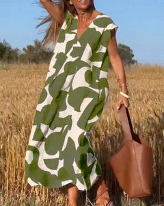 Zoey - Maxikleid - Casual Eleganz in Grün
