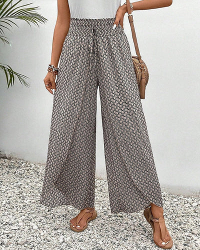 Zanab - damenhose mit geometrischem druck