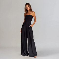 CECILIA  | Eleganter trägerloser Anzug in Schwarz