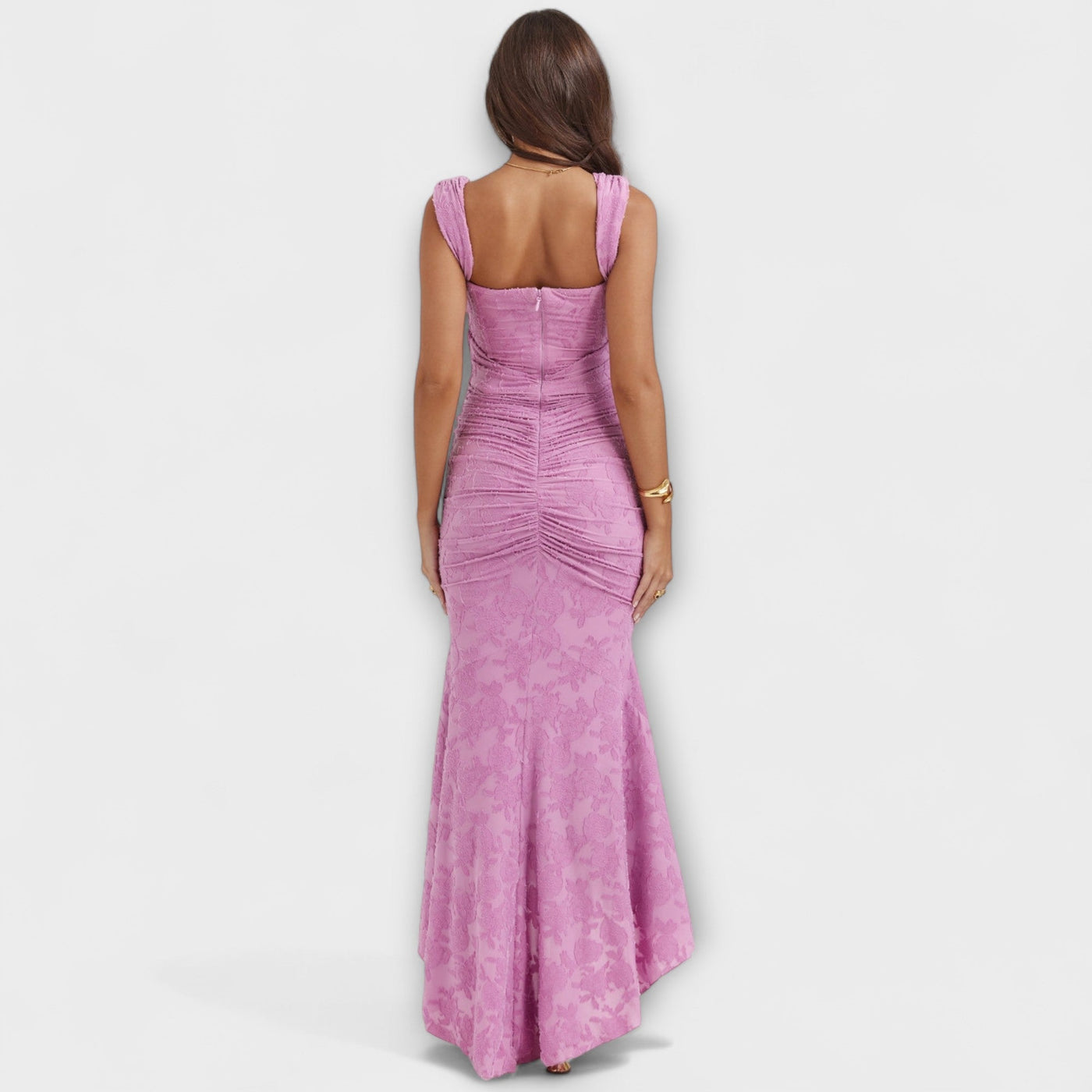 Renske - Stilvolles Maxikleid mit kunstvollem Korsett