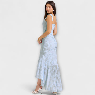Renske - Stilvolles Maxikleid mit kunstvollem Korsett