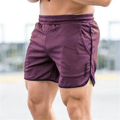 Slim Fit elastische Herren-Badehosen in Lila