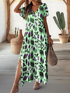 Oline - Sommerkleid - Maxikleid in Grün