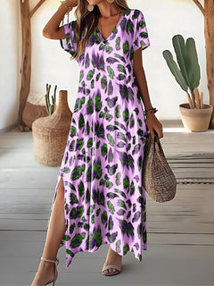 Oline - Sommerkleid - Maxikleid in Lila