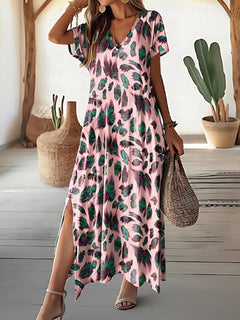 Oline - Sommerkleid - Maxikleid in Hellrosa